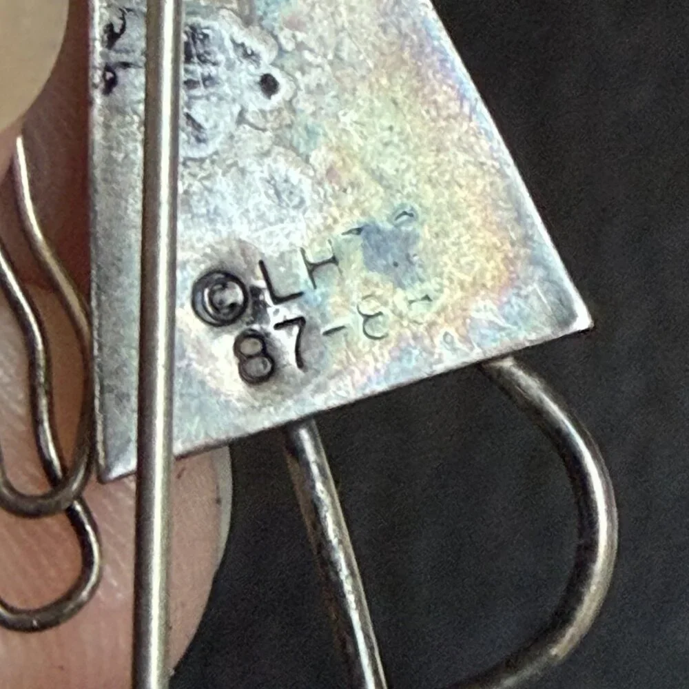 LHTC Sterling Silver Whimsical Girl Pin Jeff Storey Long Hungry Trading Dot Com